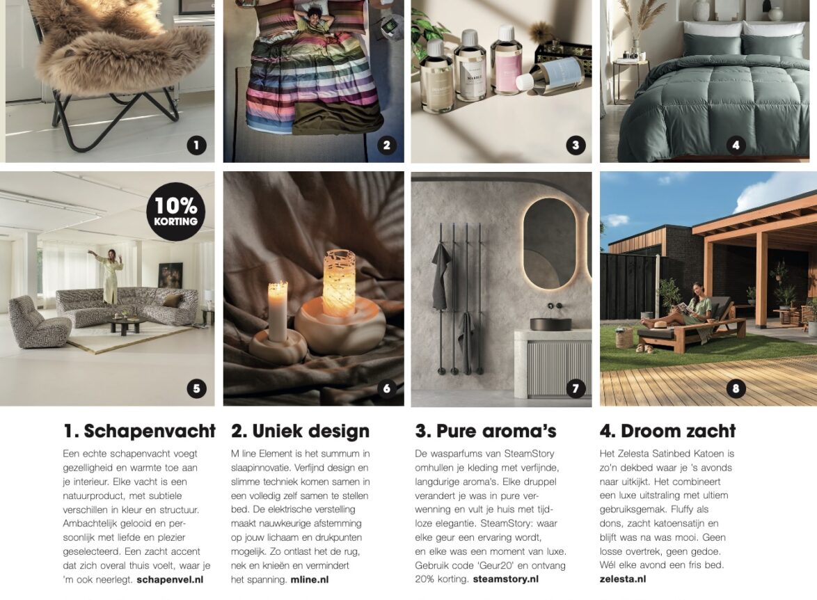 Boreali Candles in het Jan Magazine